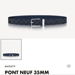 Louis Vuitton Men’s Belt Pont Neuf 35mm